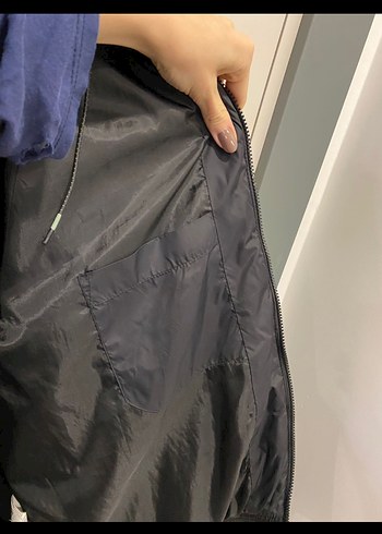 Mavi erkek mont - Görsel 7