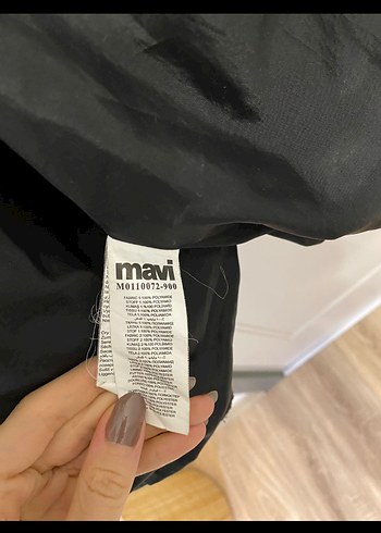 Mavi erkek mont - Görsel 8