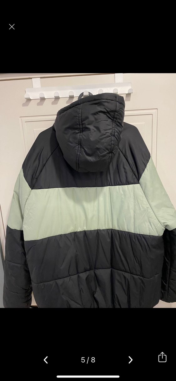 Mavi erkek mont - Görsel 5