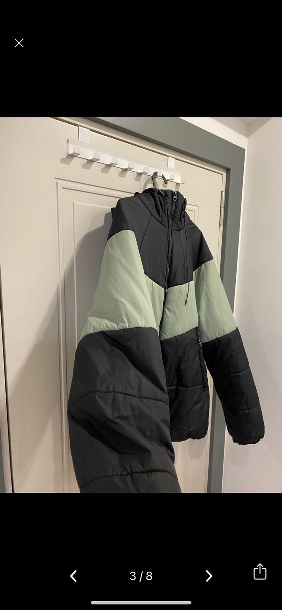 Mavi erkek mont - Görsel 3