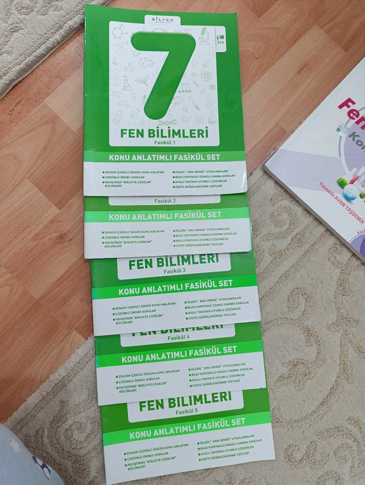 7. Sınıf Fen Bilimleri Konu ve Soru Kitapları - Görsel 2
