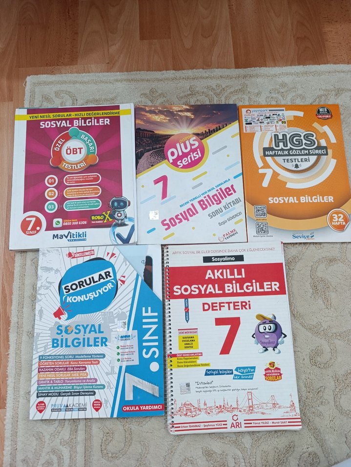 7. Sınıf Sosyal Bilgiler Soru ve Test Kitapları Seti - Görsel 3