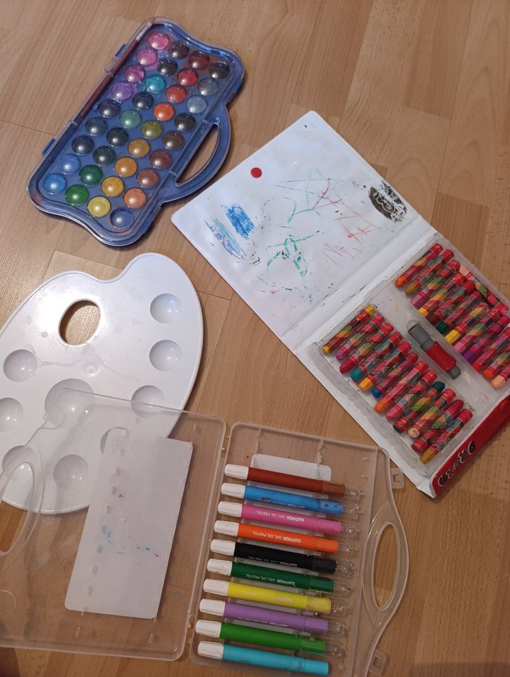 Çok Renkli Boya ve Pastel Seti - Görsel 2