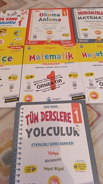 Beden Renk 1. Sınıf test kitapları