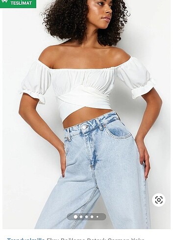 Beyaz bluz - Görsel 3