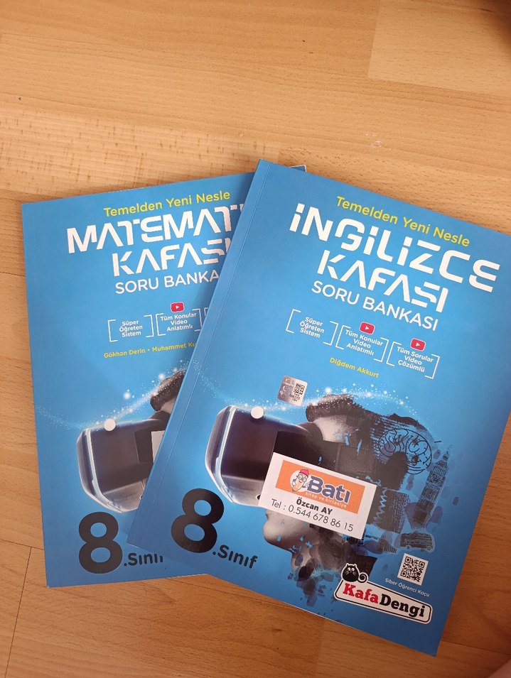 8. sınıf Matematik ve İngilizce Kafası dengi soru bankası - Görsel 3