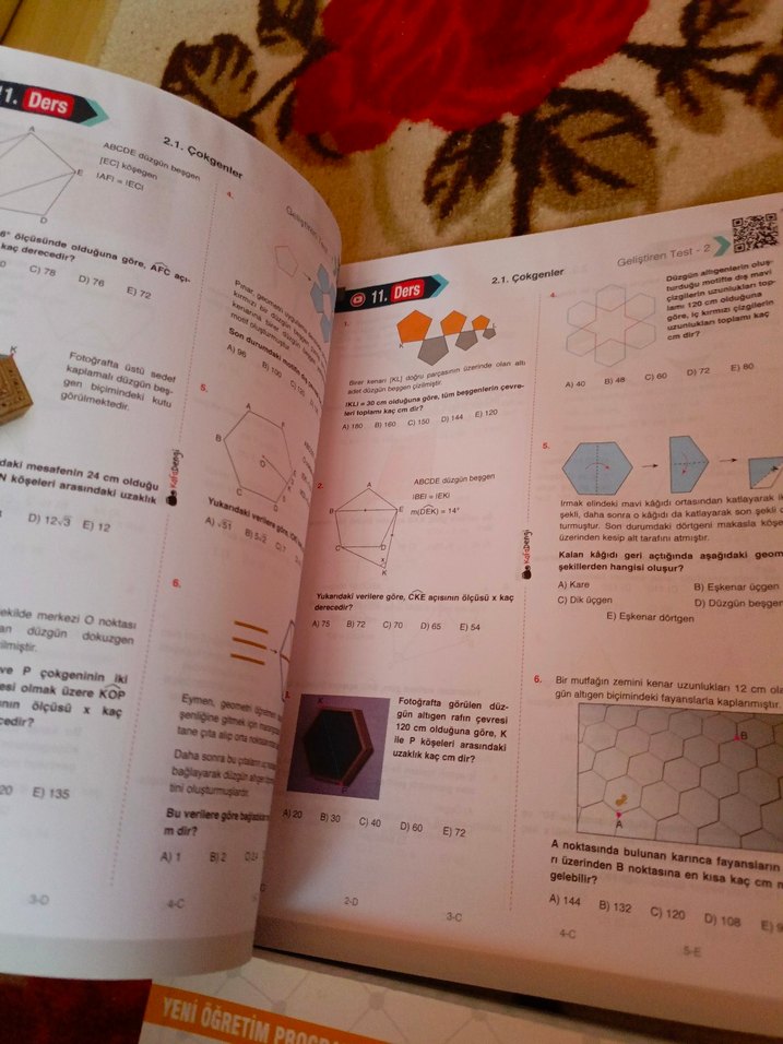 YKS TYT-AYT Geometri matematik ve Kimya Soru Bankaları - Görsel 3