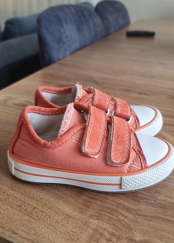Kiko Kız Çocuk turuncu Cırt Cırtlı Sneakers