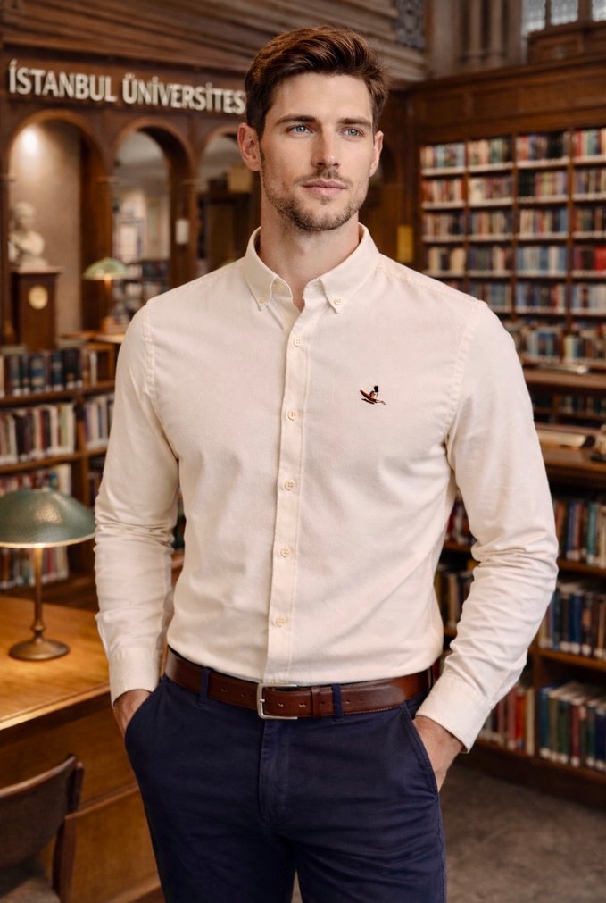 BEYMEN CLUB GÖMLEK RENK KREM - Görsel 2