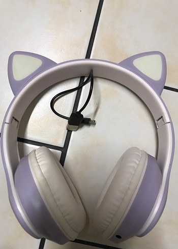 BLUETOOTHLU KEDİ KULAKLIK İŞIKLI - Görsel 4