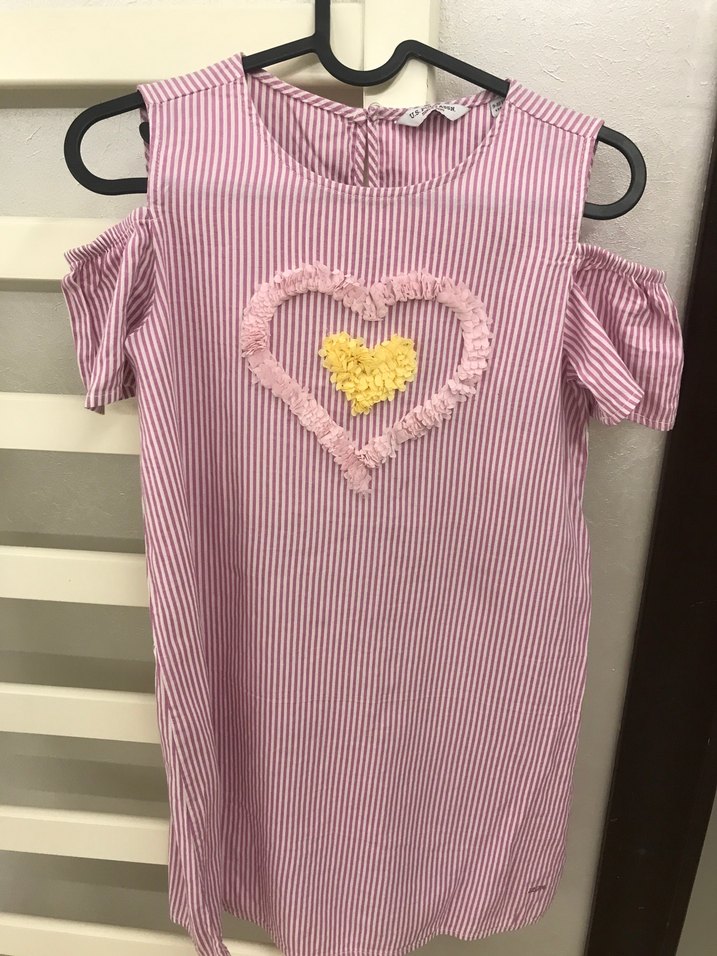 US POLO KIZ ÇOCUK ELBİSE - Görsel 2