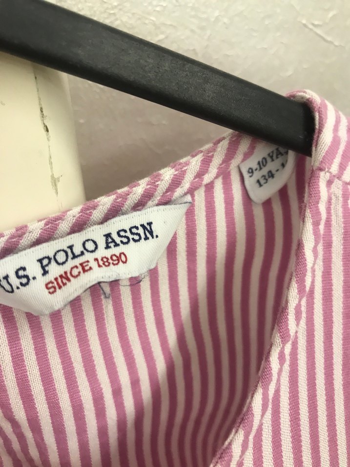 US POLO KIZ ÇOCUK ELBİSE - Görsel 3