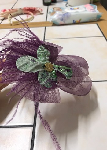 BG STORE MOR TÜY DETAYLI TAÇ - Görsel 4