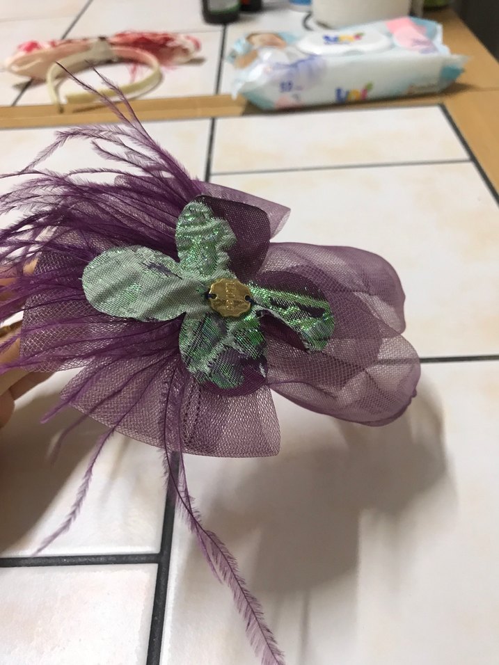 BG STORE MOR TÜY DETAYLI TAÇ - Görsel 4