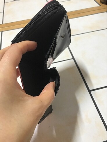 KIZ ÇOCUK BLACK PİNK CÜZDAN - Görsel 3