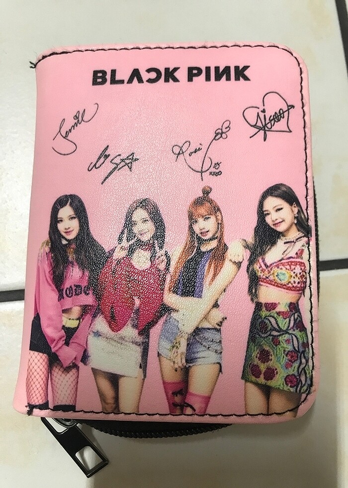 KIZ ÇOCUK BLACK PİNK CÜZDAN - Görsel 2