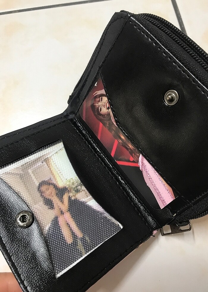 KIZ ÇOCUK BLACK PİNK CÜZDAN - Görsel 5