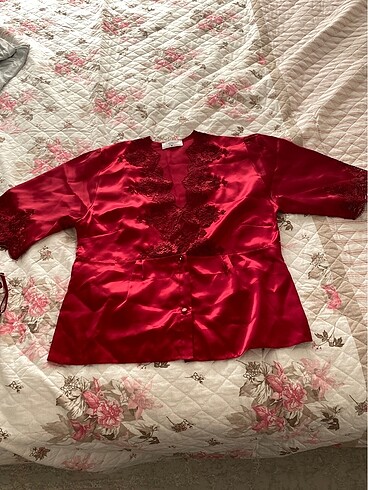 m Beden Saten pijama Gecelik