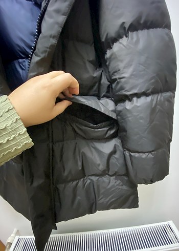 Erkek Gri Street Style Kapitone Mont - Görsel 5
