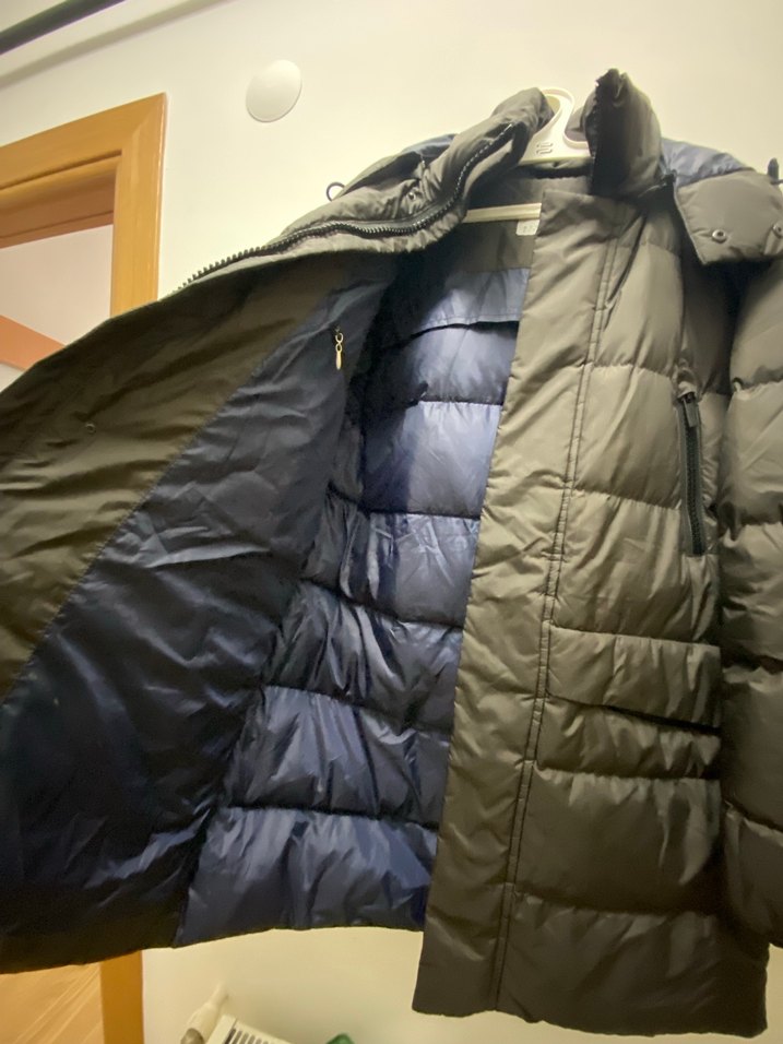 Erkek Gri Street Style Kapitone Mont - Görsel 4