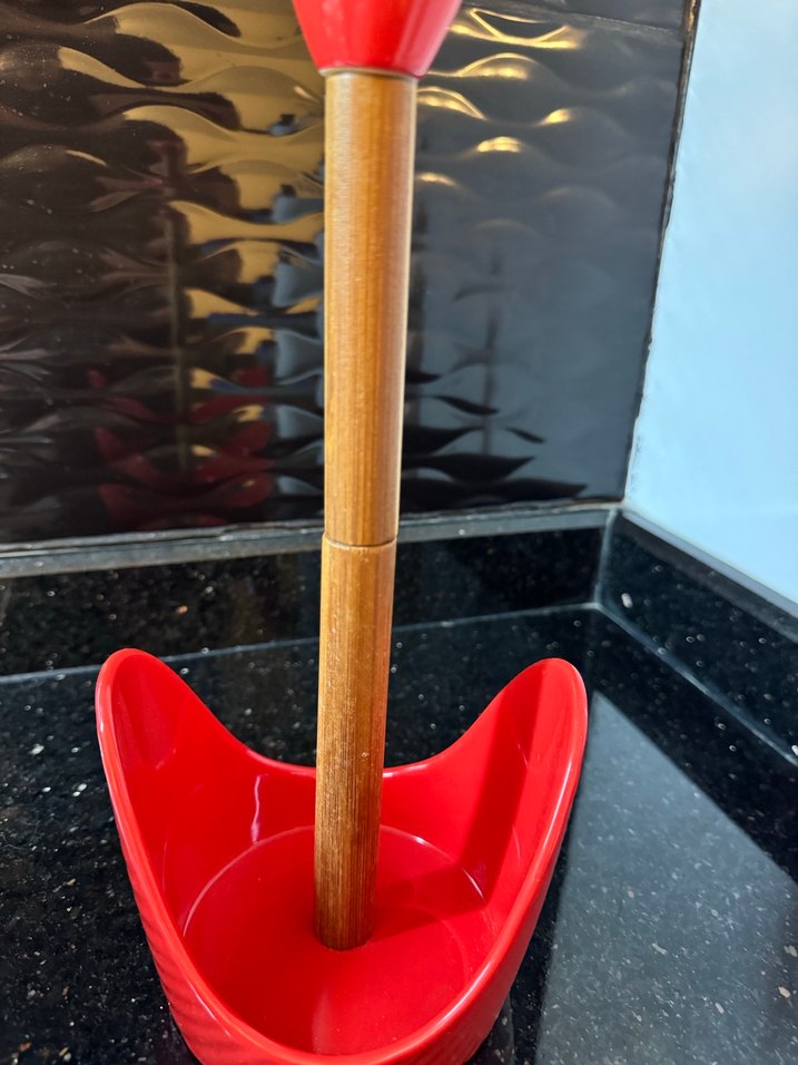 Kırmızı Kalp Figürlü Mutfak Havlusu Tutacağı - Görsel 4