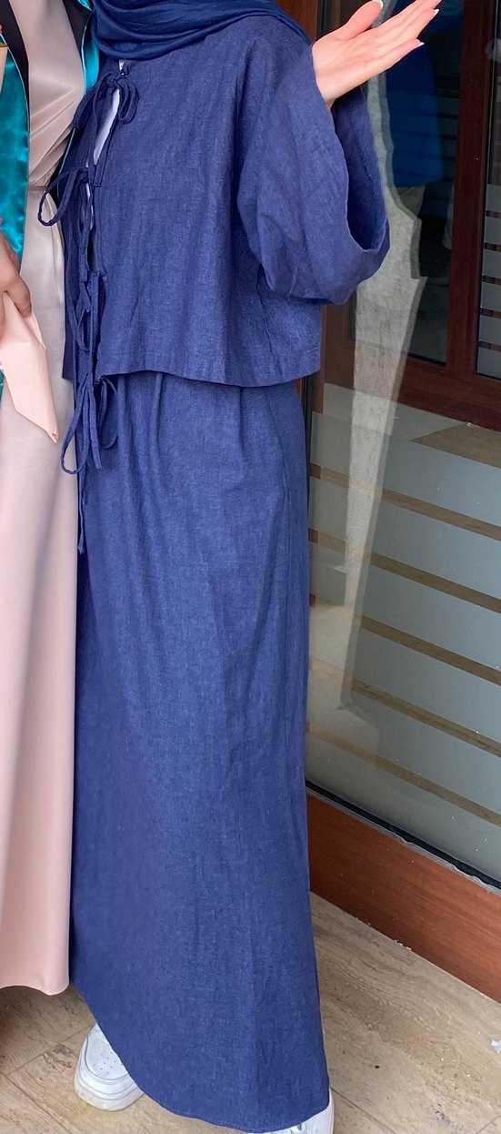 Tesettür etek takım - Görsel 3