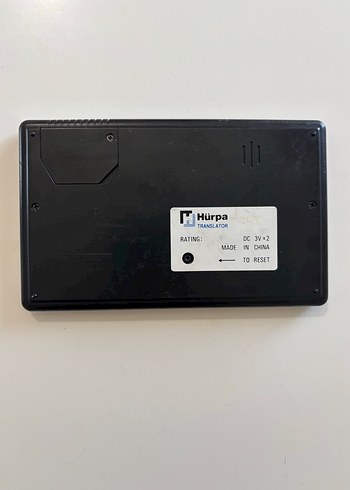Hurpa Siyah Elektronik Çeviri Cihazı - Görsel 4