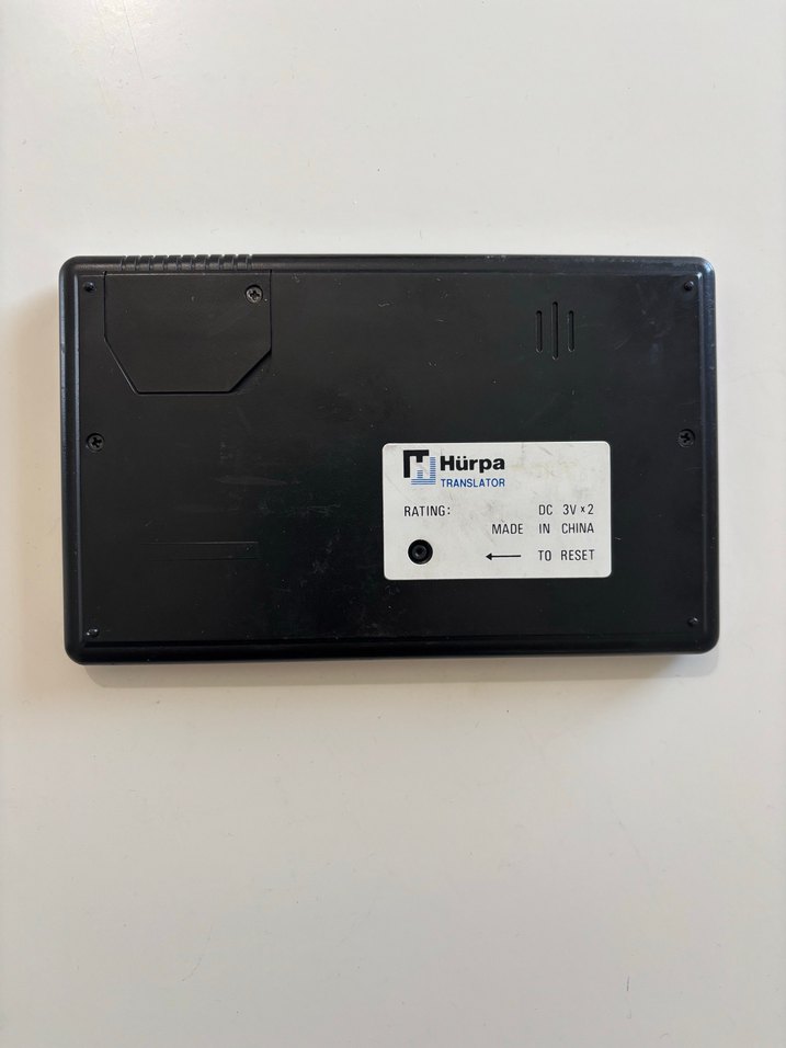 Hurpa Siyah Elektronik Çeviri Cihazı - Görsel 4