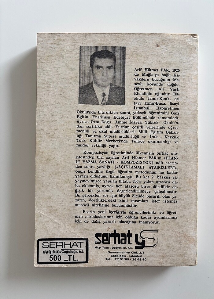 ATA SÖZLERİ KİTABI - ARİF HİKMET PAR - Görsel 2