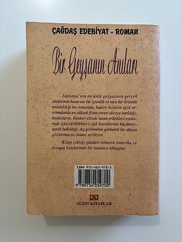  ARTHUR GOLDEN - BİR GEYŞANIN ANILARI