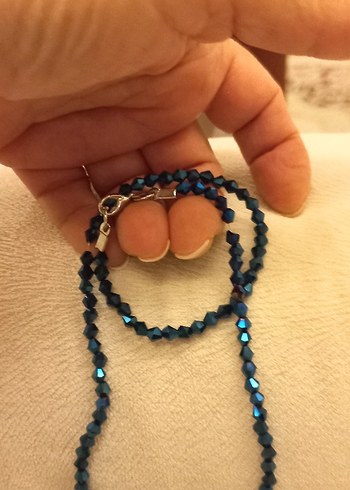 Gerçek kristal kolye - Görsel 2