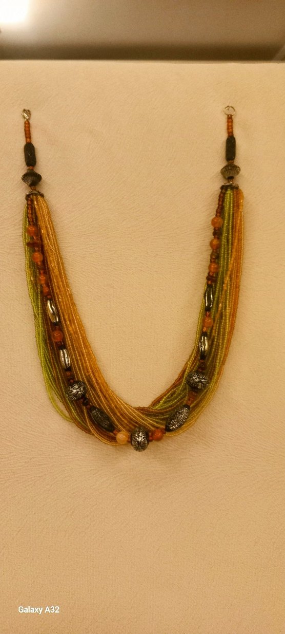 Vintage gümüş kolye - Görsel 2