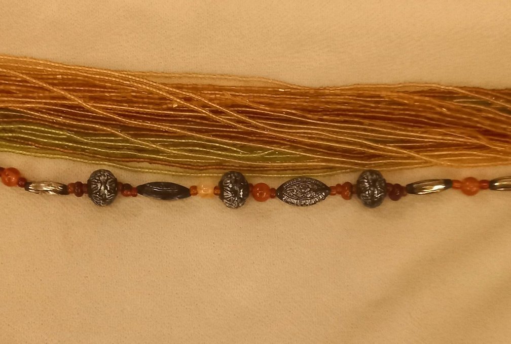 Vintage gümüş kolye - Görsel 3