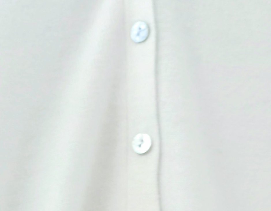 V yaka beyaz hırka - Görsel 4