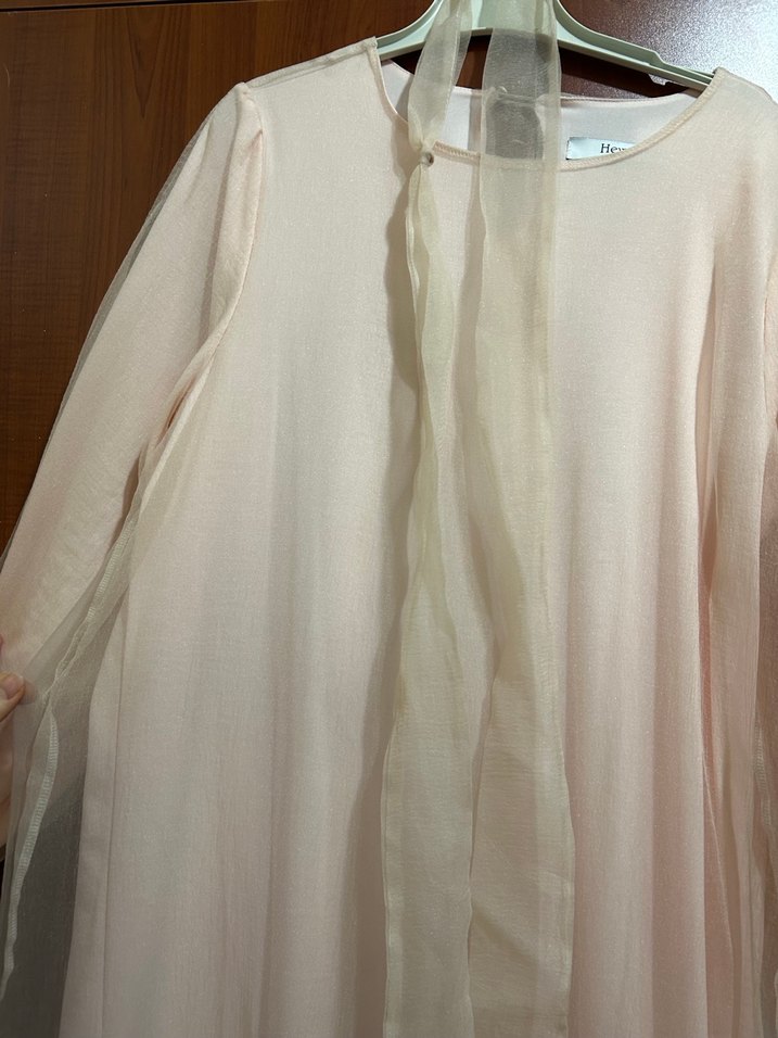 Beyaz Uzun  Elbise, Bohem Stil - Görsel 4