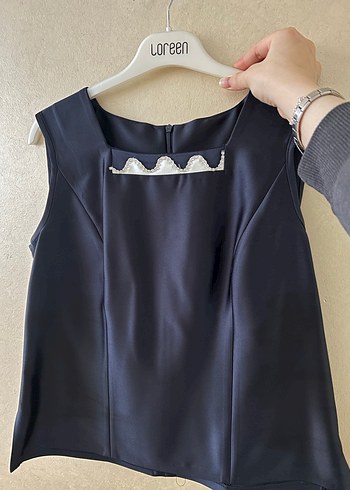 Düğmeli Beyaz Kadın Ceket Etek Takım - Görsel 3