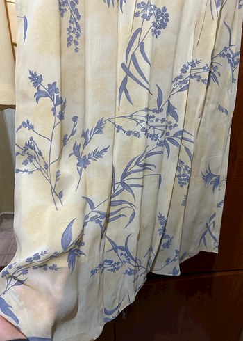 Remy Bej Kadın Uzun Kollu Saten Takım - Görsel 5