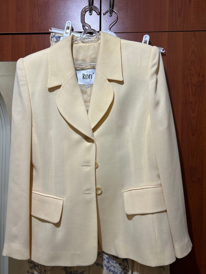 Remy Bej Kadın Uzun Kollu Saten Takım - Görsel 2