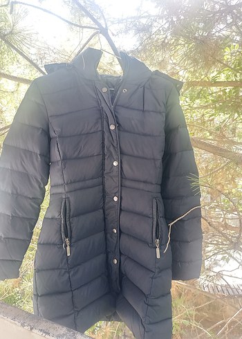 Benetton Midi Kışlık Fermuarlı Mont - Görsel 5