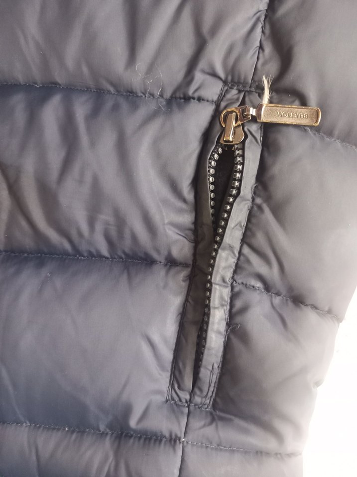 Benetton Midi Kışlık Fermuarlı Mont - Görsel 2