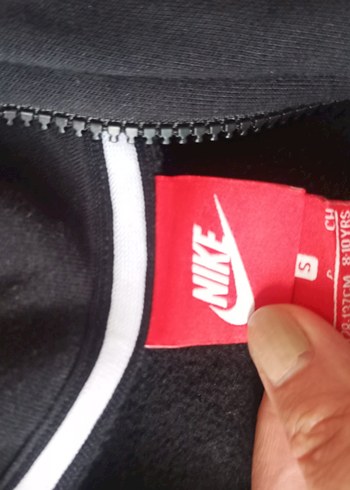 Nike Air Kapüşonlu Siyah Erkek Çocuk Sweatshirt - Görsel 5