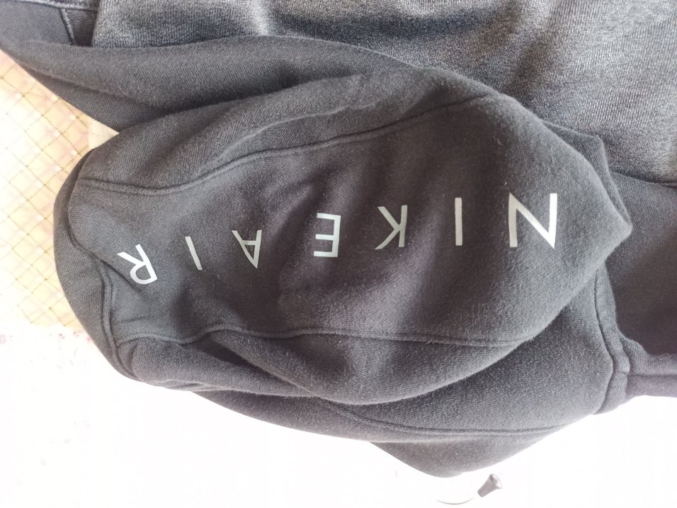 Nike Air Kapüşonlu Siyah Erkek Çocuk Sweatshirt - Görsel 3