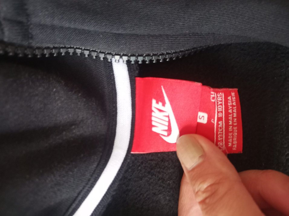 Nike Air Kapüşonlu Siyah Erkek Çocuk Sweatshirt - Görsel 5