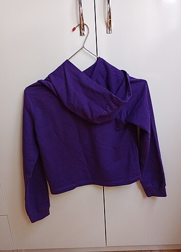 Crop çocuk sweatshirt - Görsel 2