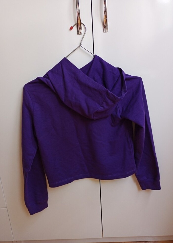 Crop çocuk sweatshirt  - Görsel 2