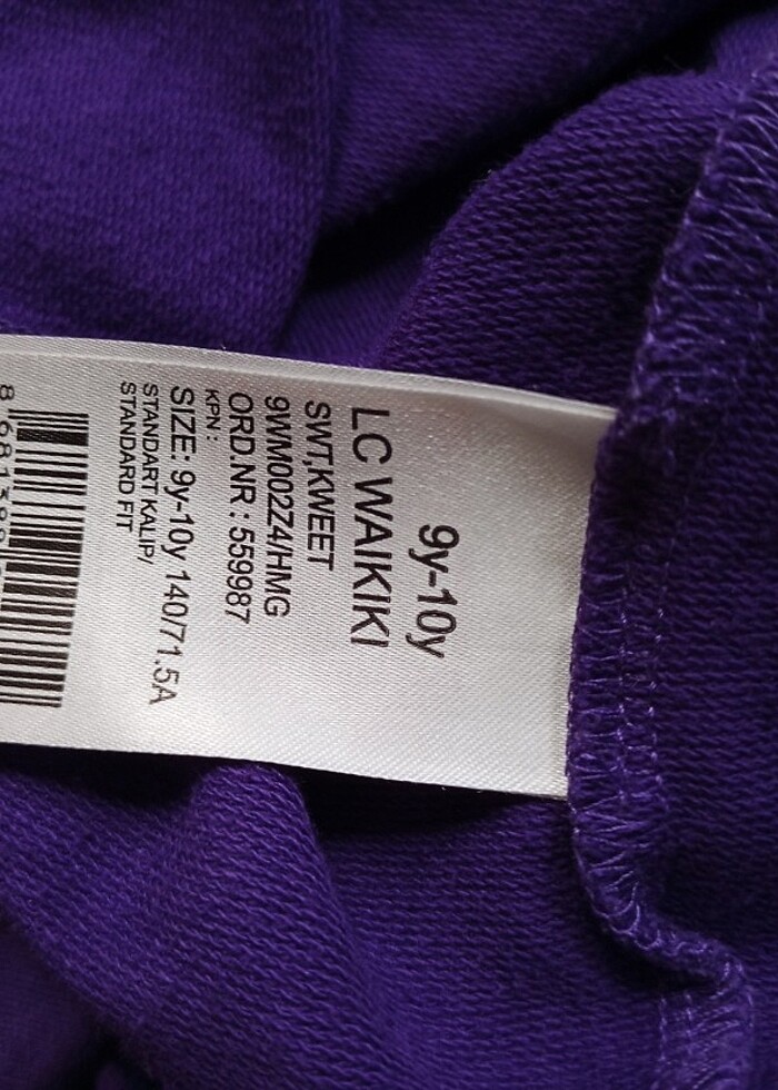 Crop çocuk sweatshirt  - Görsel 4