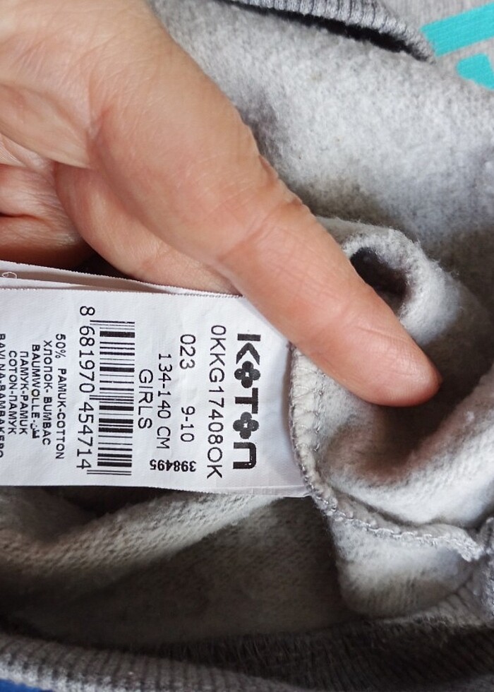 Sweatshirt kız çocuk  - Görsel 4
