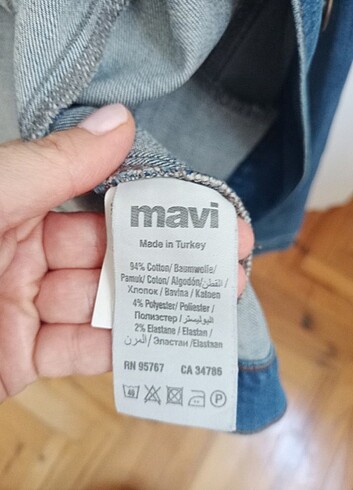 Mavi marka kot ceket  - Görsel 5