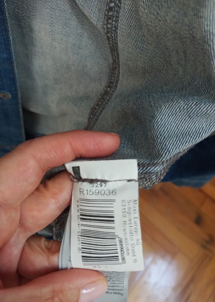 Mavi marka kot ceket  - Görsel 3