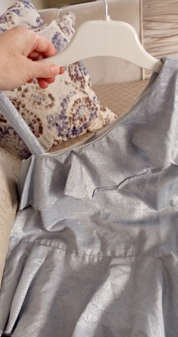 Gri Abiye Elbise - Görsel 4